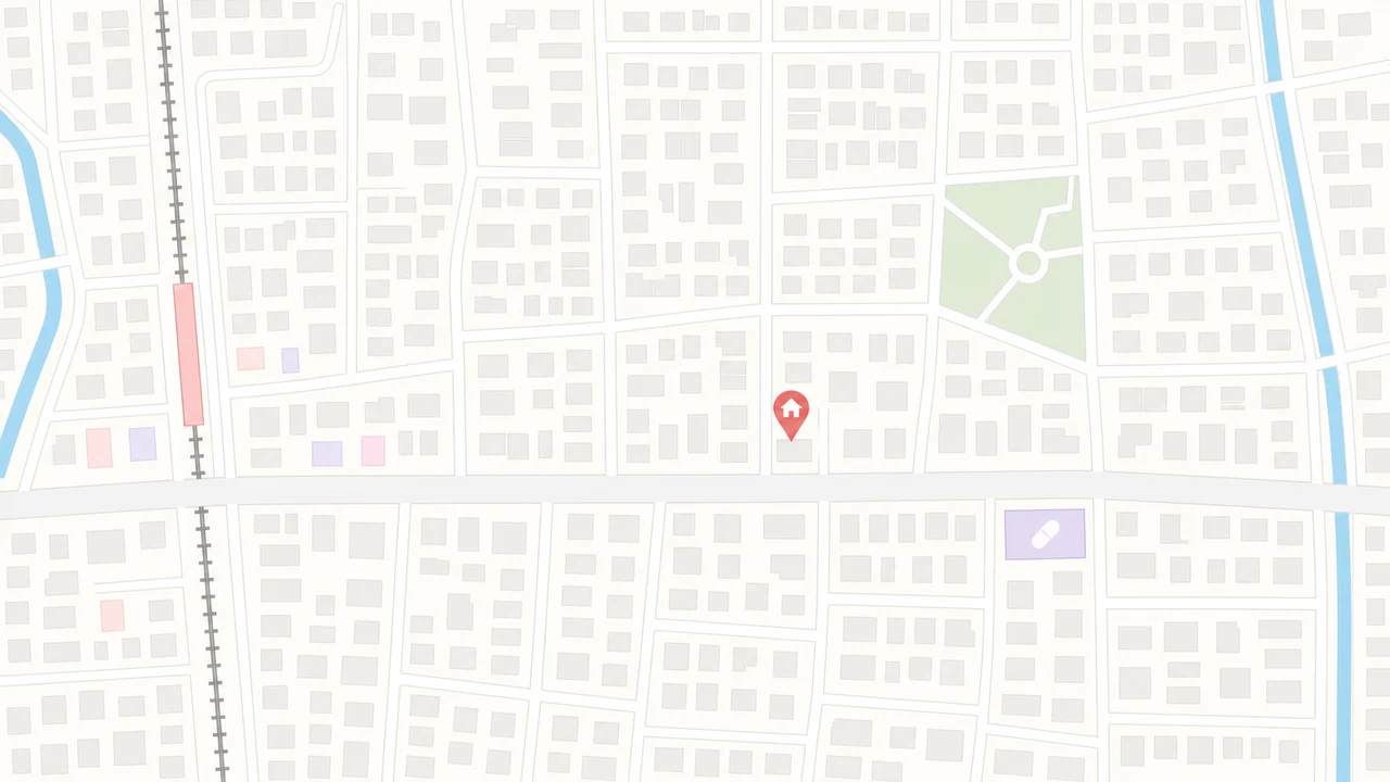 コンフォート朝霧台 105周辺の地図