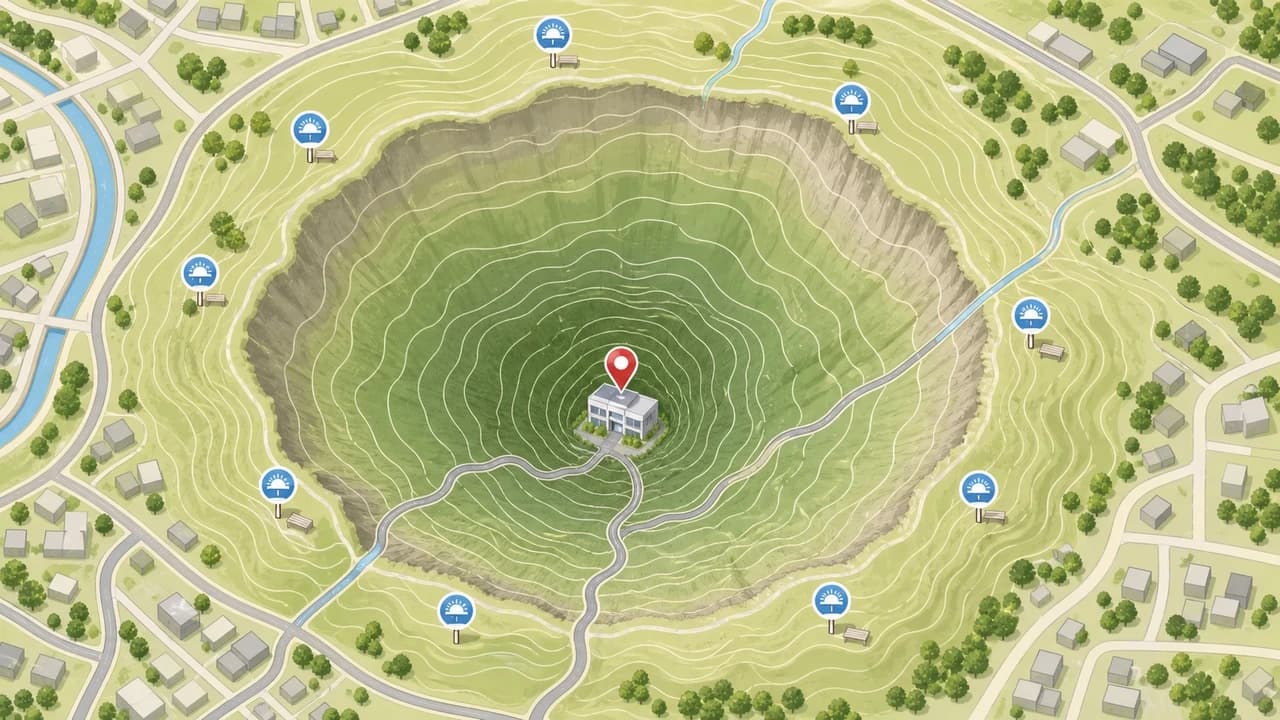 グランドヒルズ天望が丘 1F周辺の地図