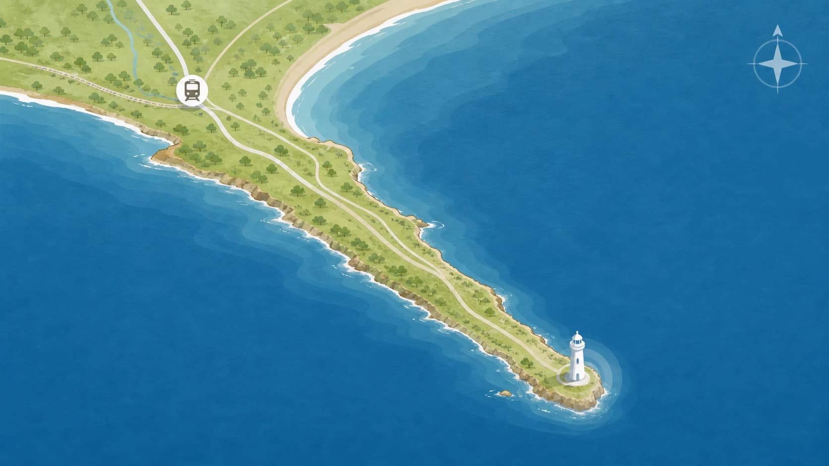 スカイパノラマ岬崎 最上階周辺の地図