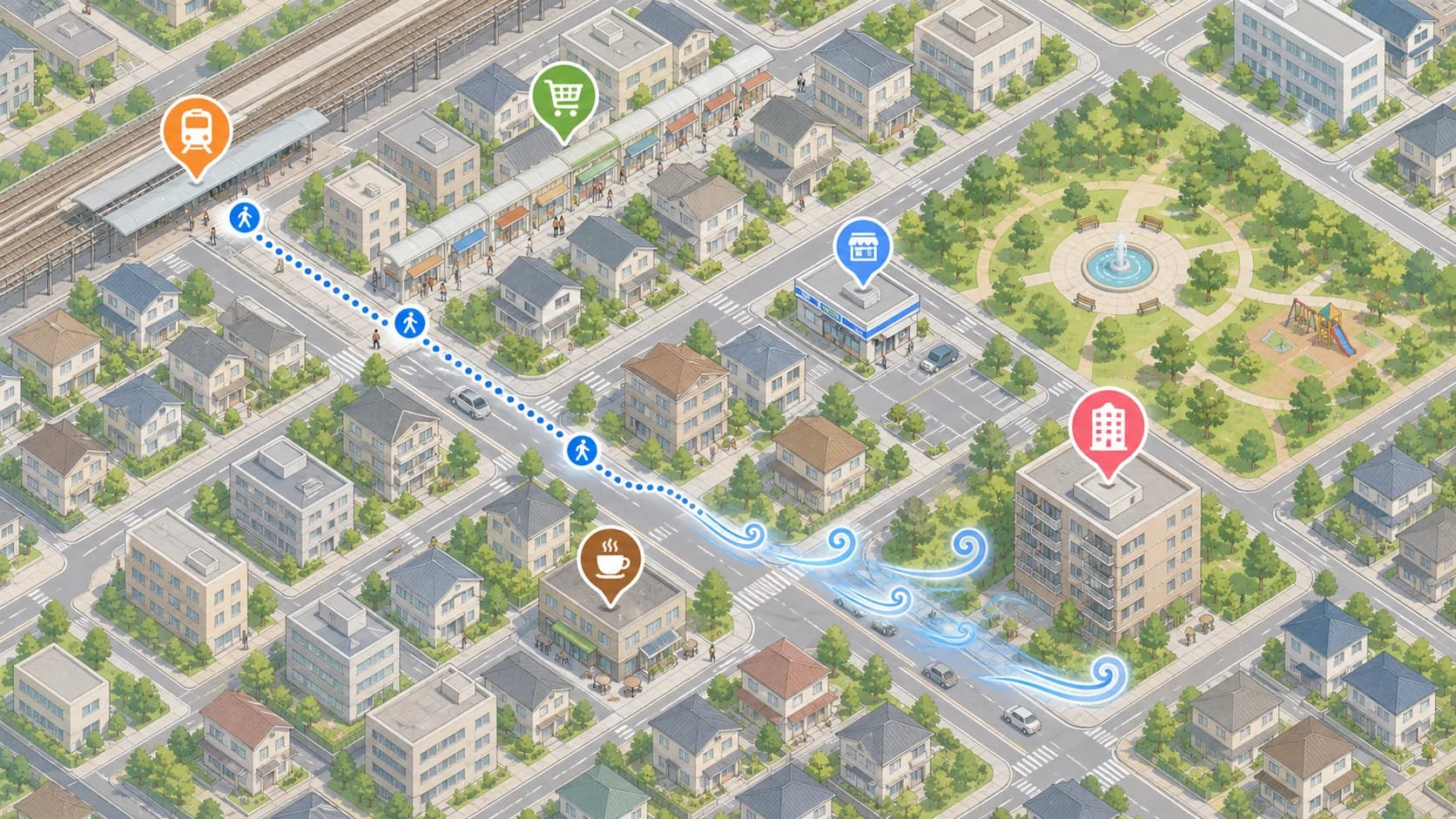 エコブリーズ南町 305周辺の地図